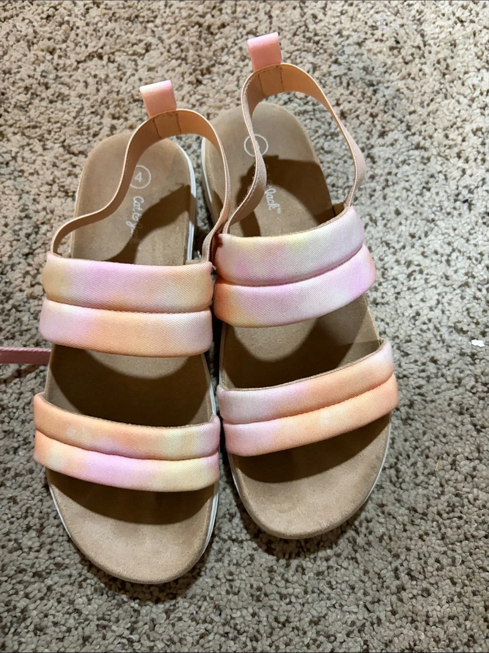 Kids Pink Strappy Sandals and Comfortable Everyday Summer Shoes